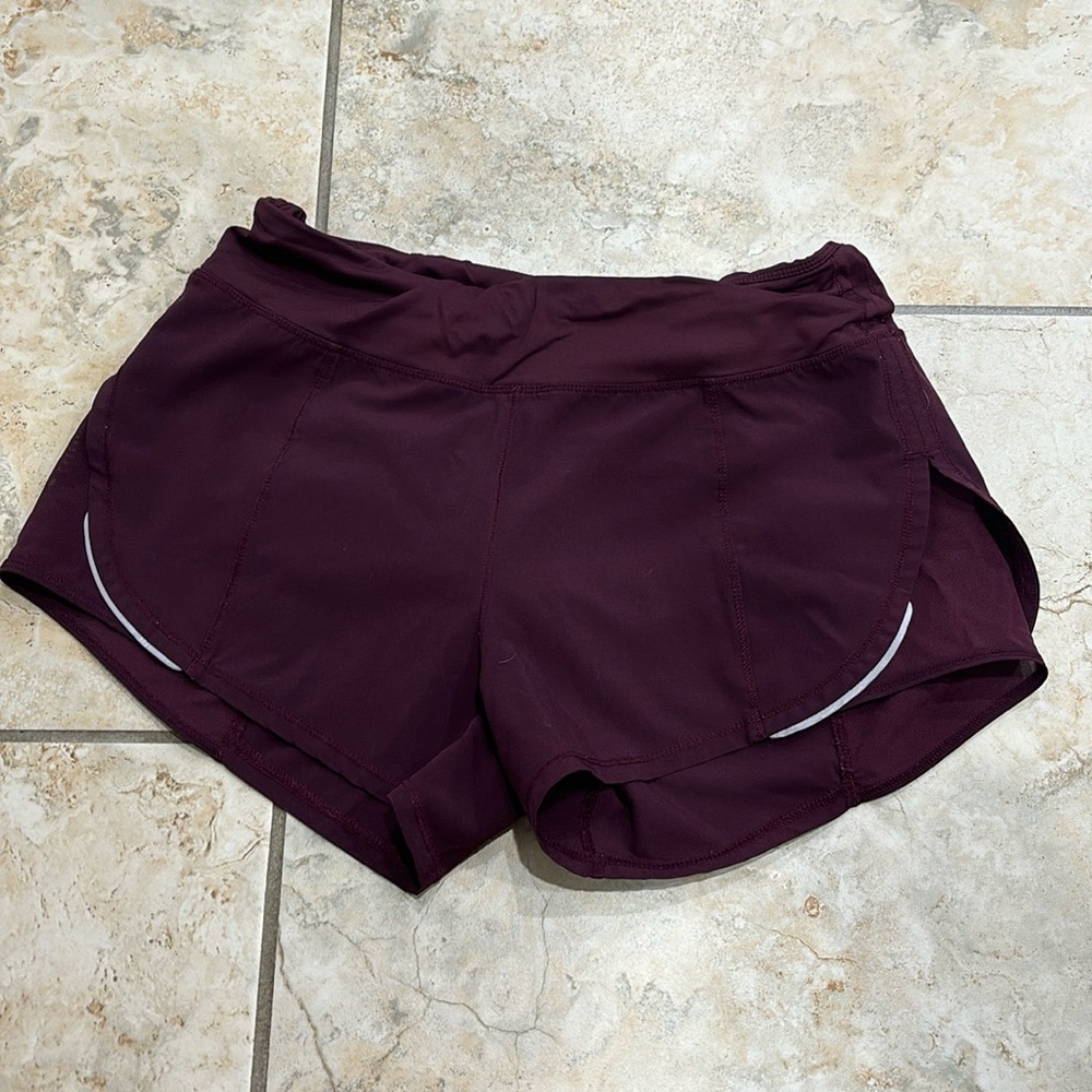 ZYIA Purple Mesh Energy Shorts Small